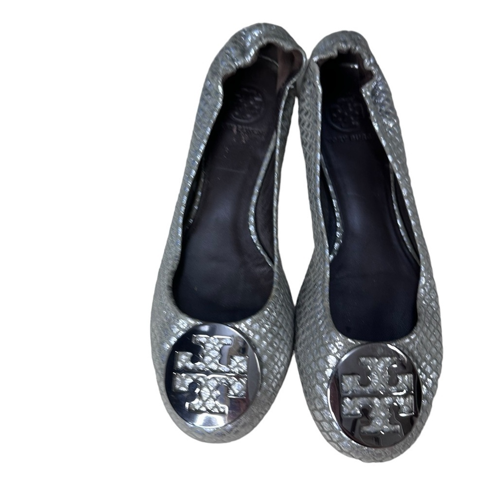 Tory Burch Women’s Reva Ballet US 9M Slip-on leather Flats